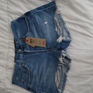 High rise Levis 501 shorts